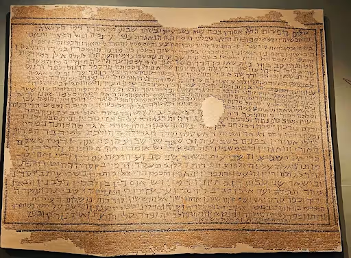 Land of Israel Borders, Tithing, Sukkot, Hanukkah and Shmita Rehov Synagogue Mosaic Floor