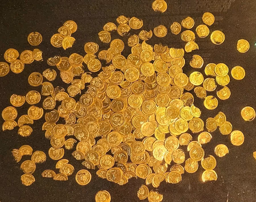 Byzantine Coin Hoard Found in  the City of David