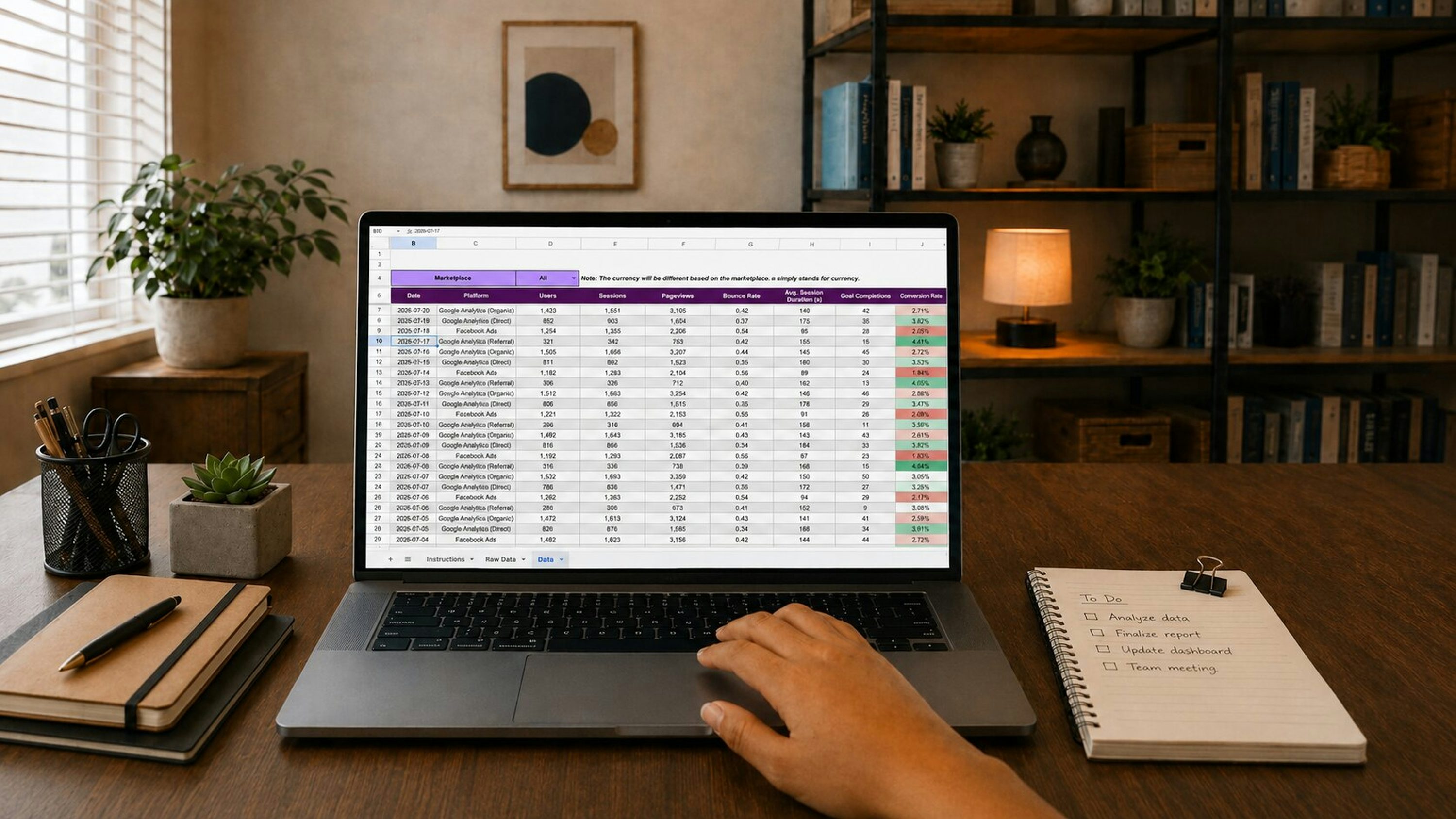 AI talent sourcing workflow on a laptop