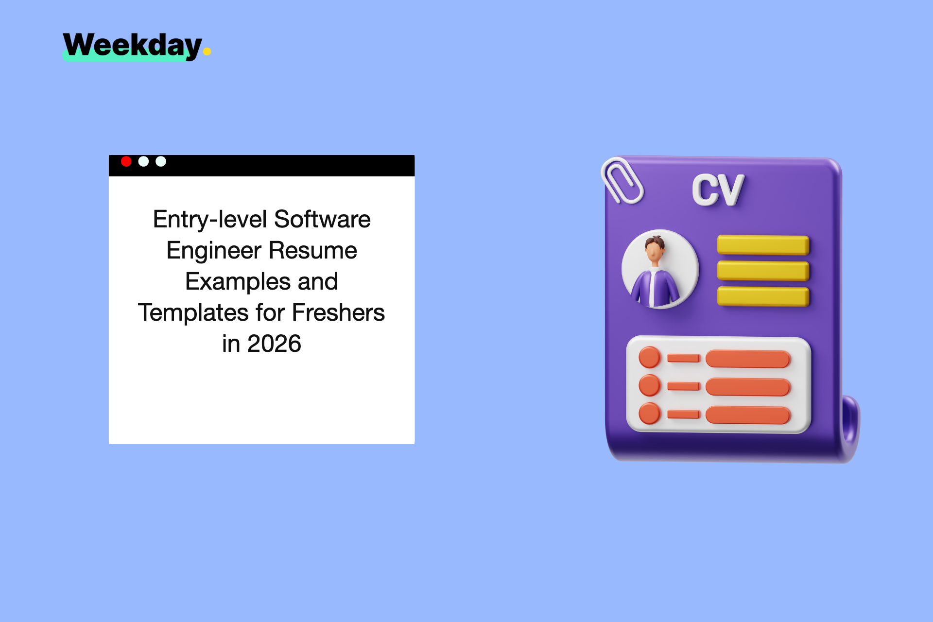 Entry-level Software Engineer Resume Examples and Templates for Freshers in 2026