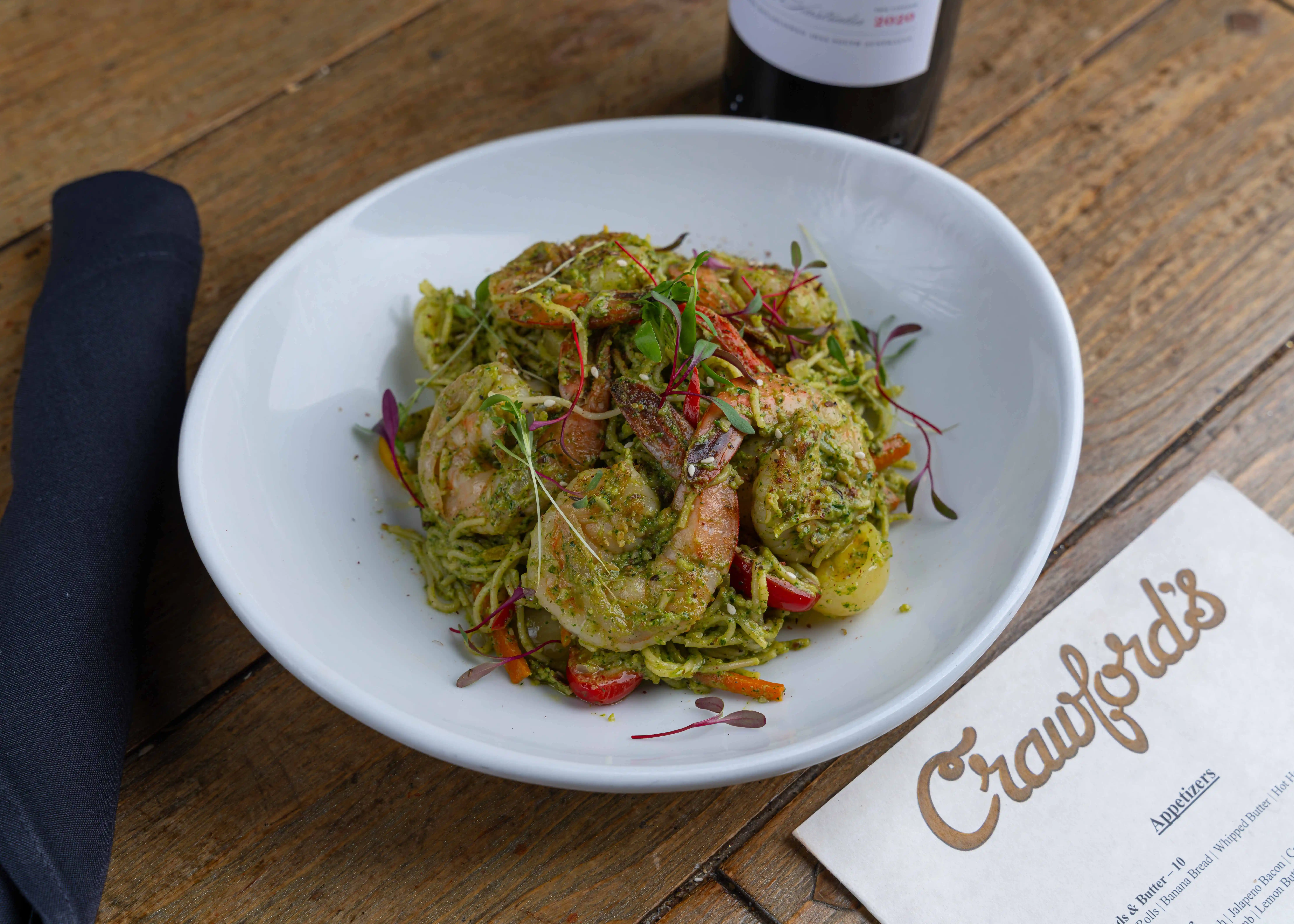 Limited-time featured entrées at Crawford's Bar & Grill in downtown Sioux Falls