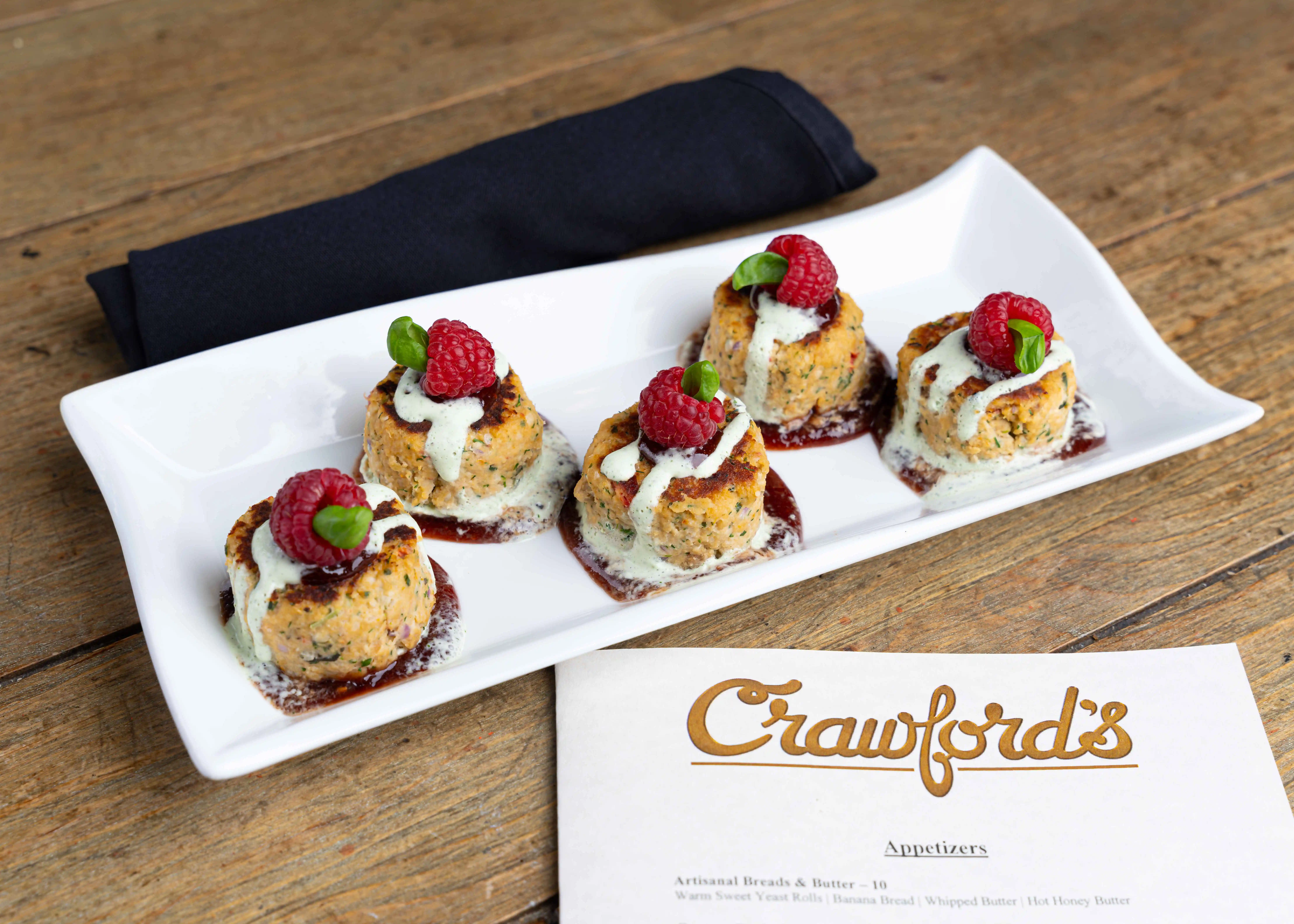 Limited-time featured entrées at Crawford's Bar & Grill in downtown Sioux Falls
