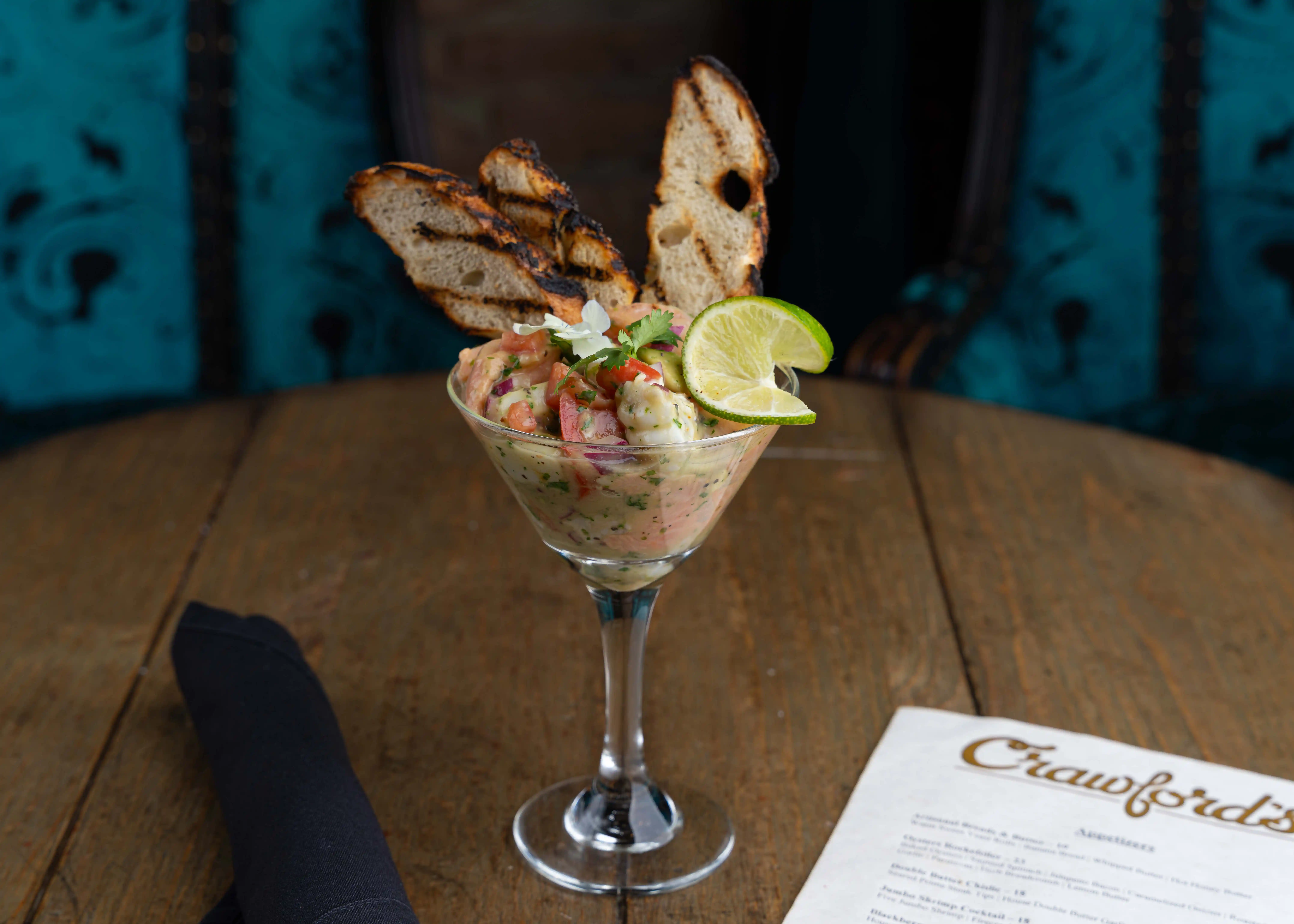 Limited time featured entrees at Crawford's Down town Sioux Falls.