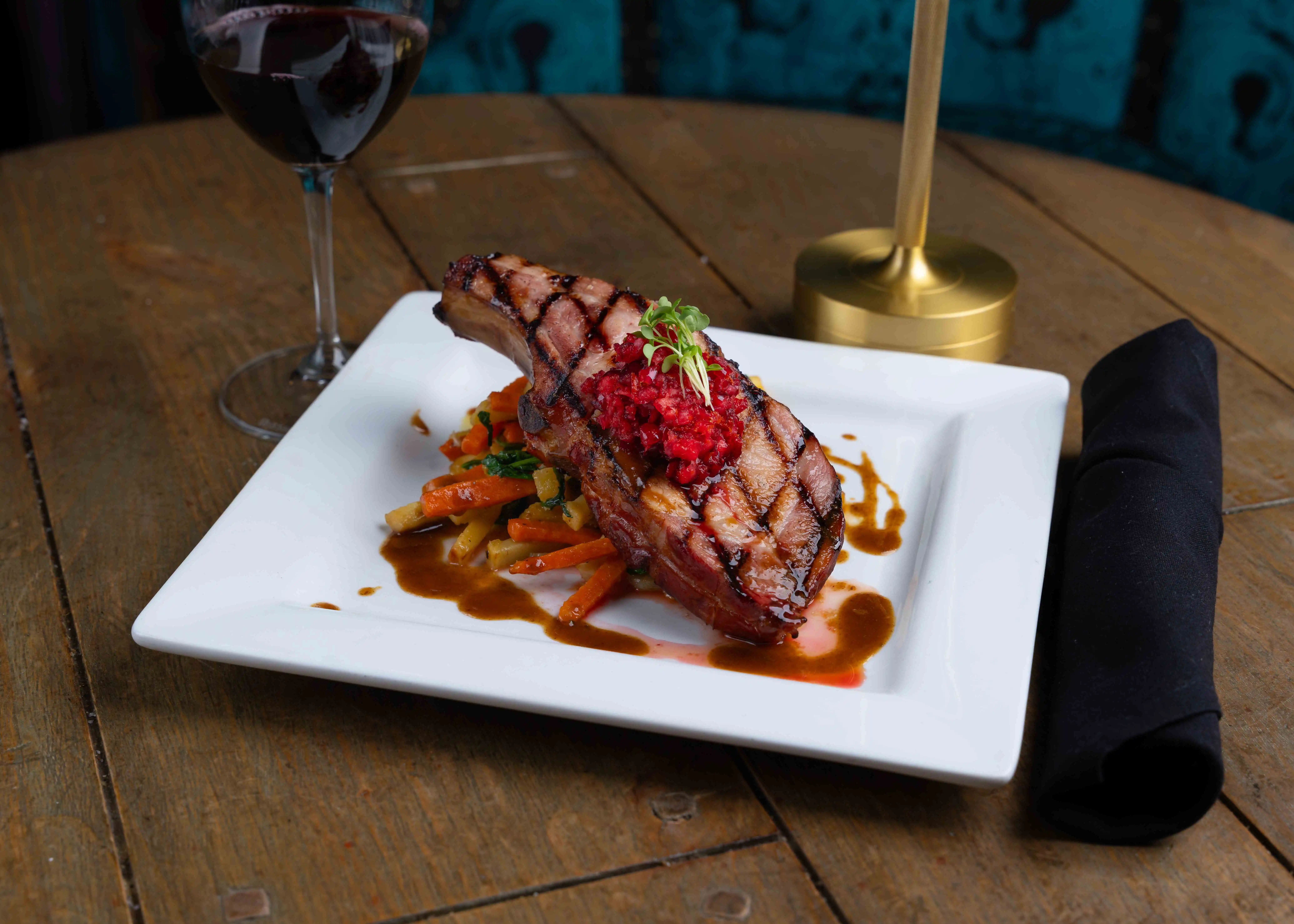 Limited-time featured entrées at Crawford's Bar & Grill in downtown Sioux Falls