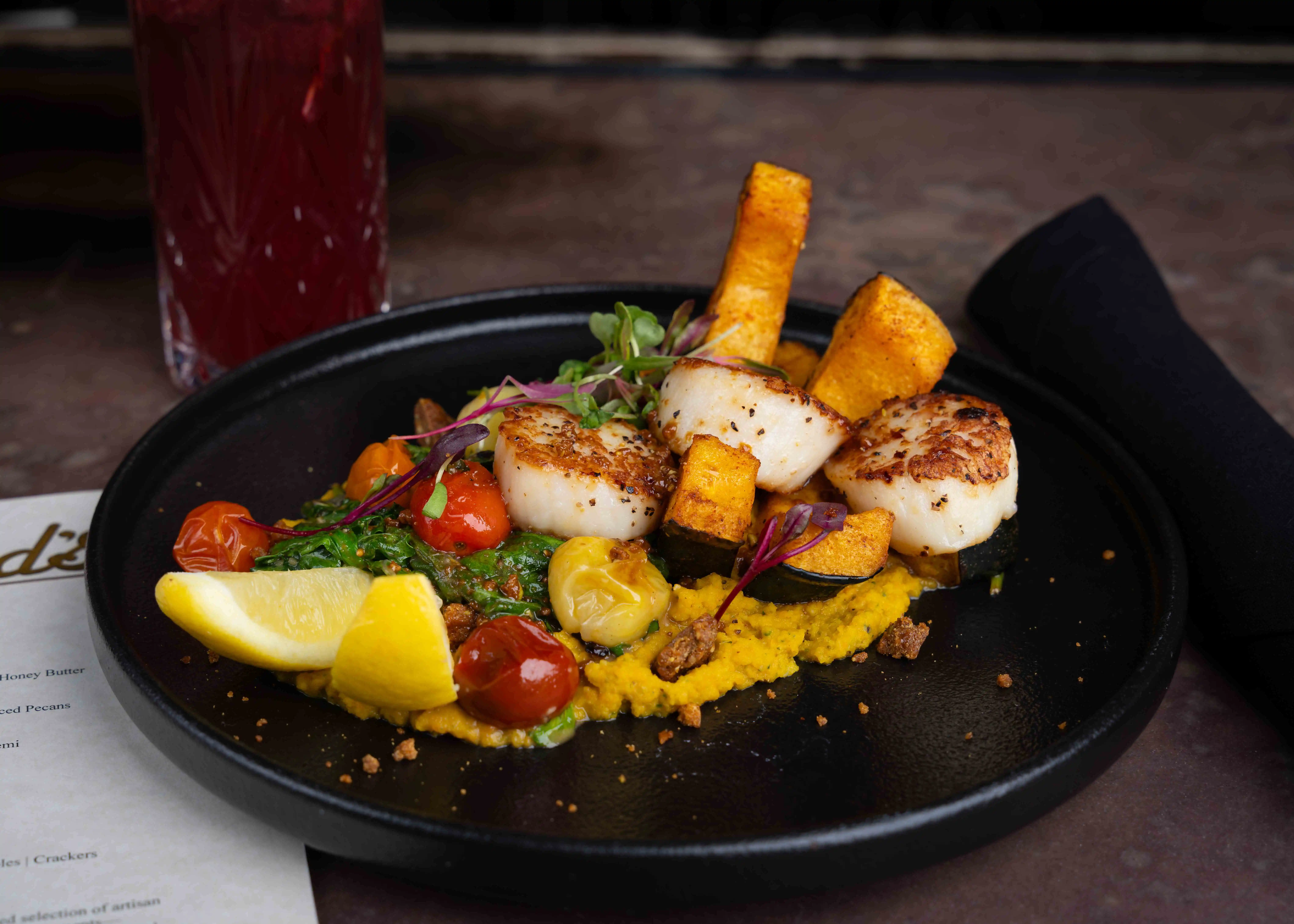 Seared Autumn Scallops