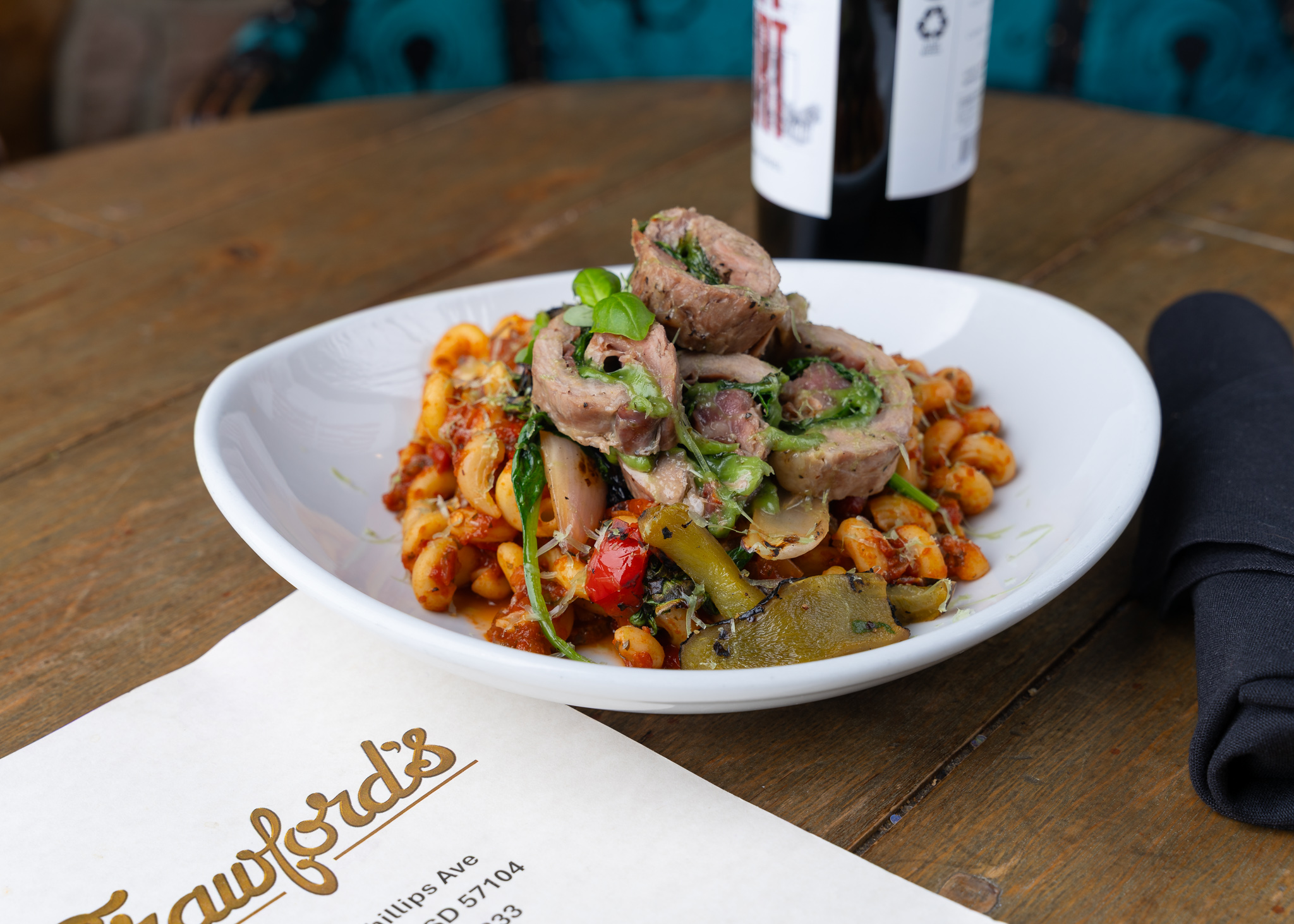 Limited time featured entrees at Crawford's Down town Sioux Falls.