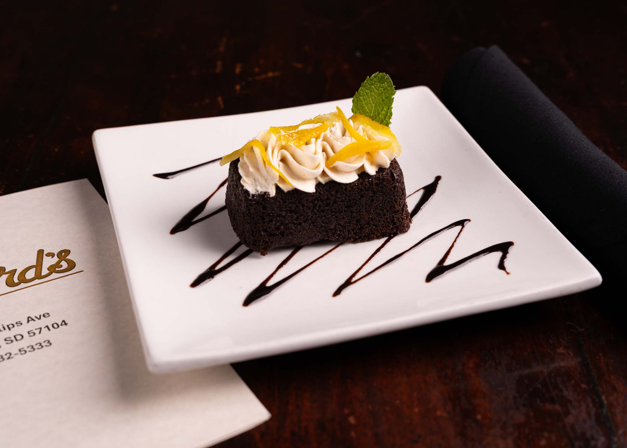 Limited time featured entrees at Crawford's Down town Sioux Falls.