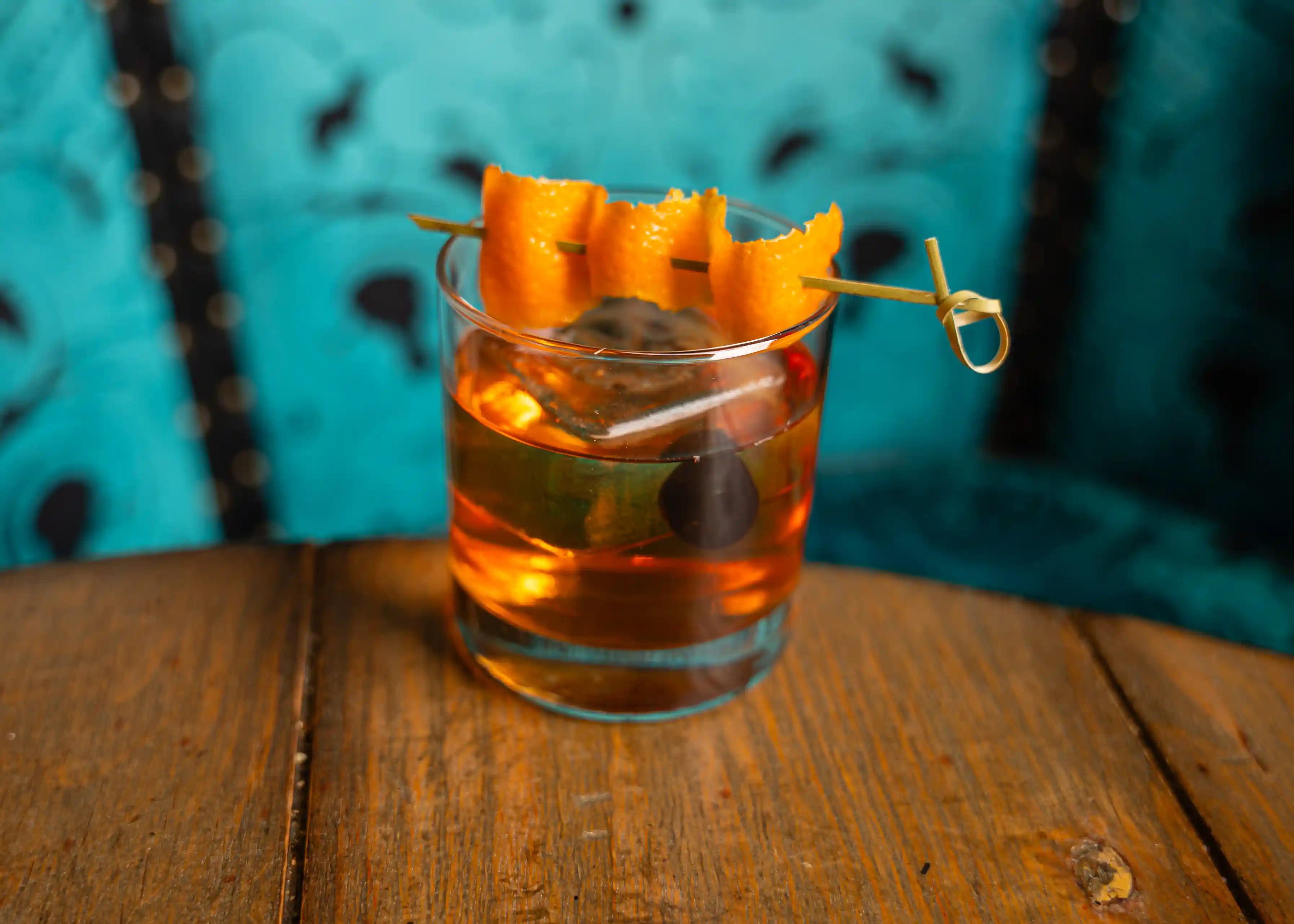 Crawford's Old Fashioned bourbon cocktail in downtown Sioux Falls.