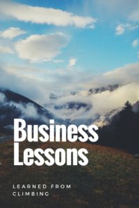 Business Lessons Learned From Climbing
