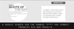 Forbes please stop pop up ads