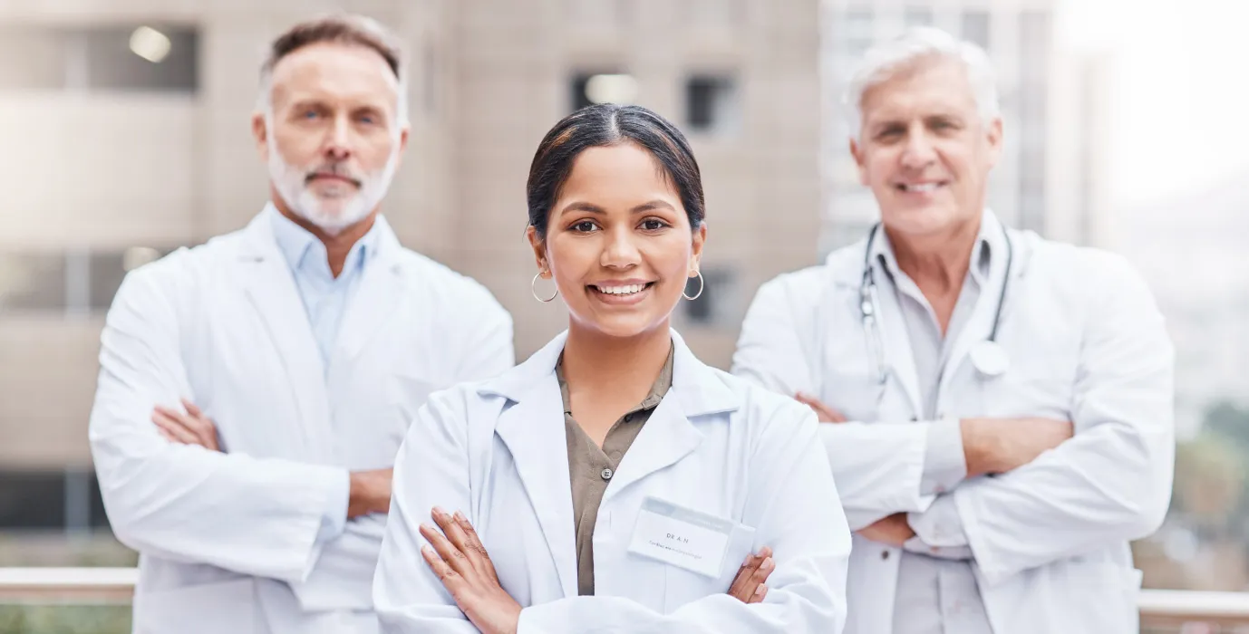Group of neurologists standing together