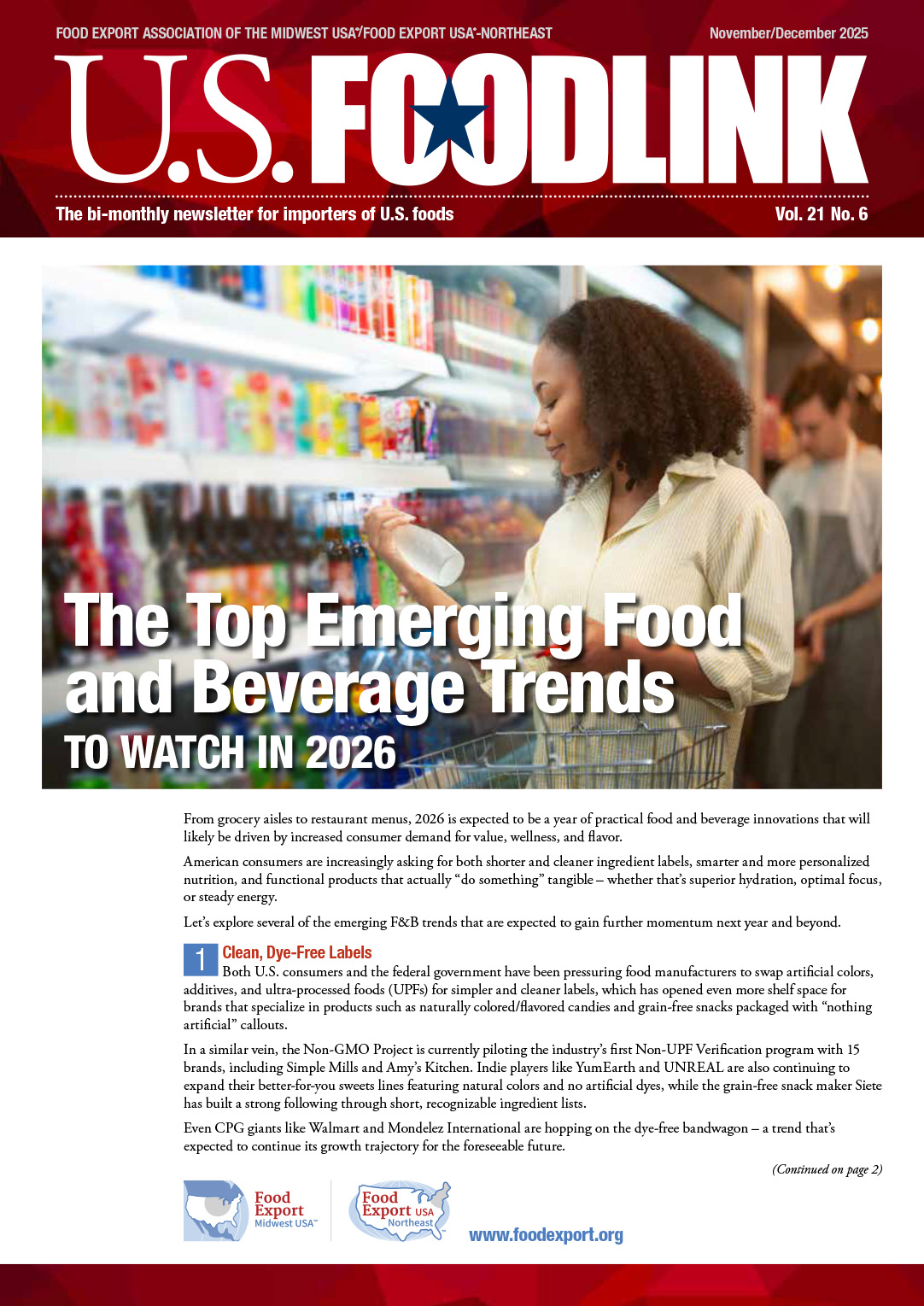 Cover image of the latest image of U.S. Foodlink.