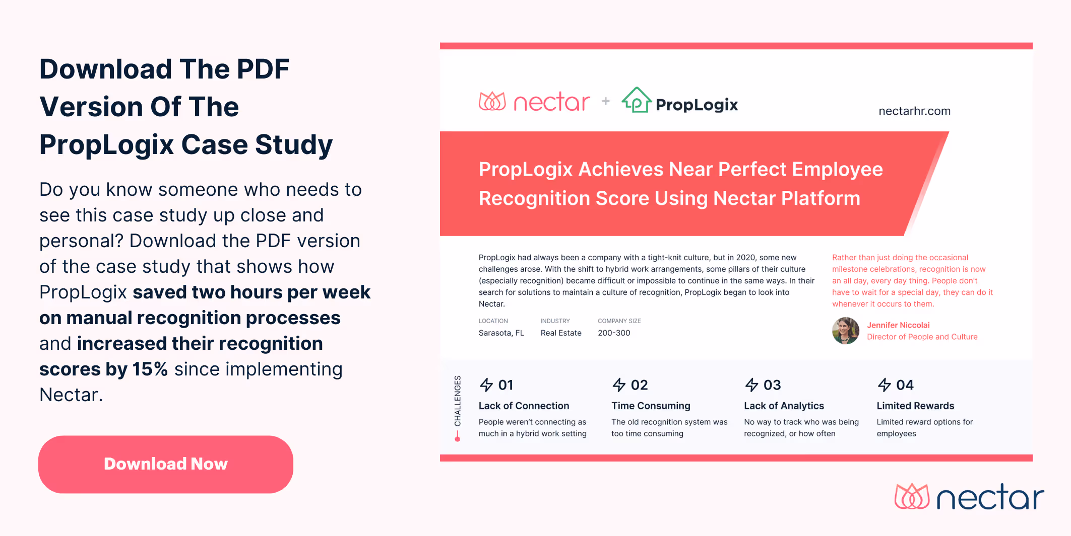 Download the PDF version of the Nectar x PropLogix case study