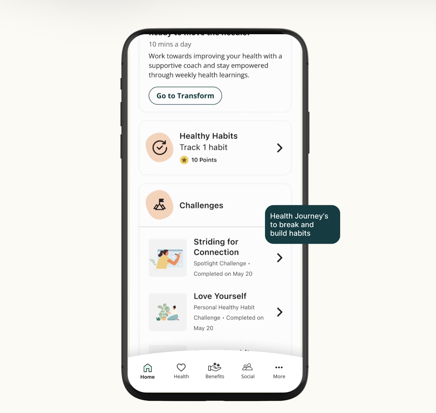 Personify Health mobile app