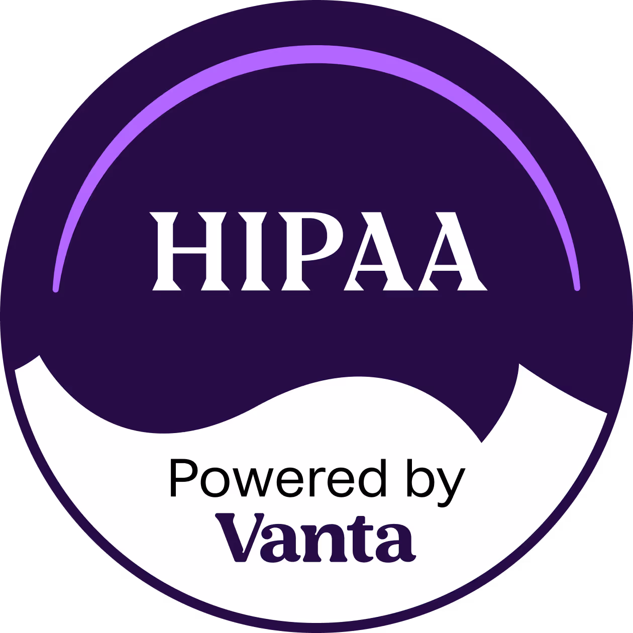 HIPAA certified badge powered by Vanta
