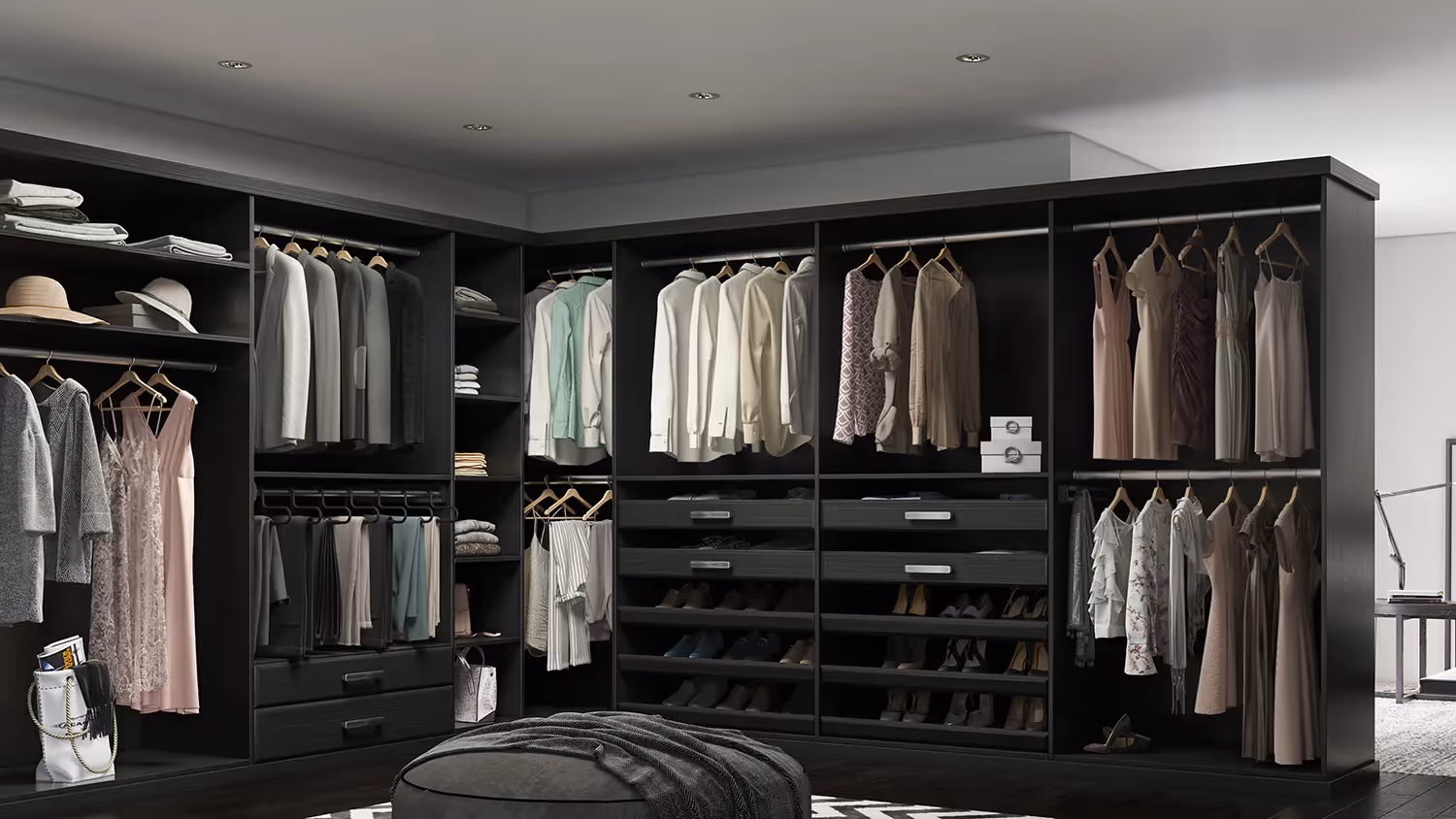 Closets by Design Walk In Closet