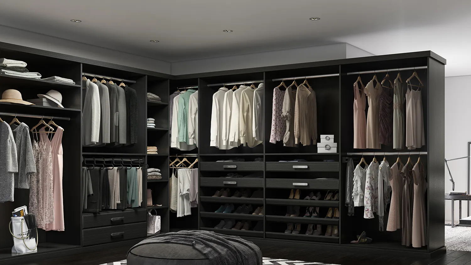 Closets by Design Walk In Closet