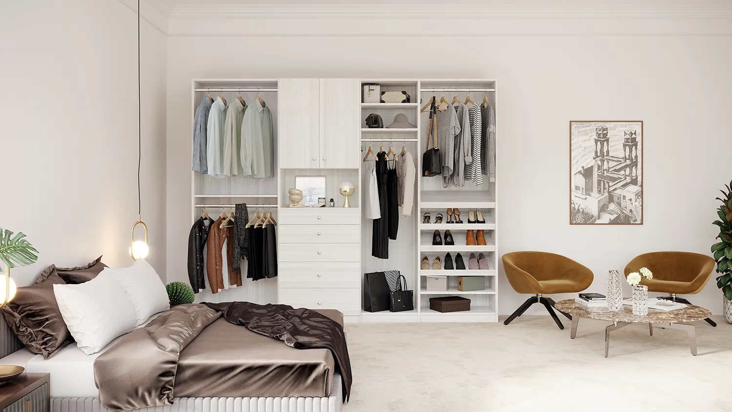 Durable finishes and hardware that handle daily use beautifully.