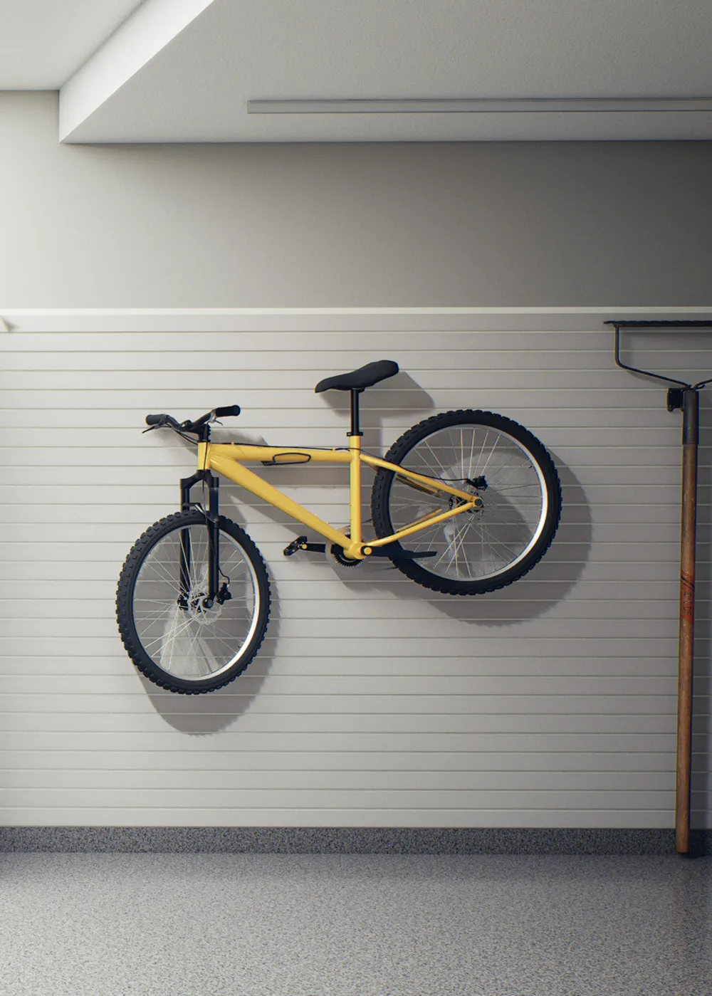 Closets by Design Garage Wall in Light Grey Finish