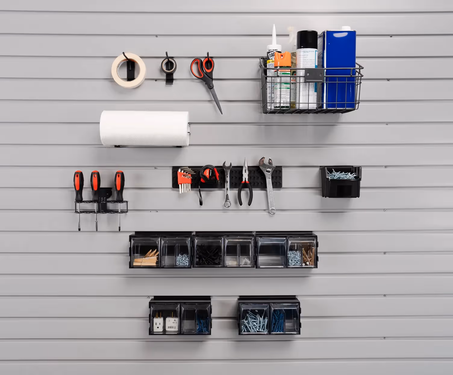 closets by design slatwall accessories