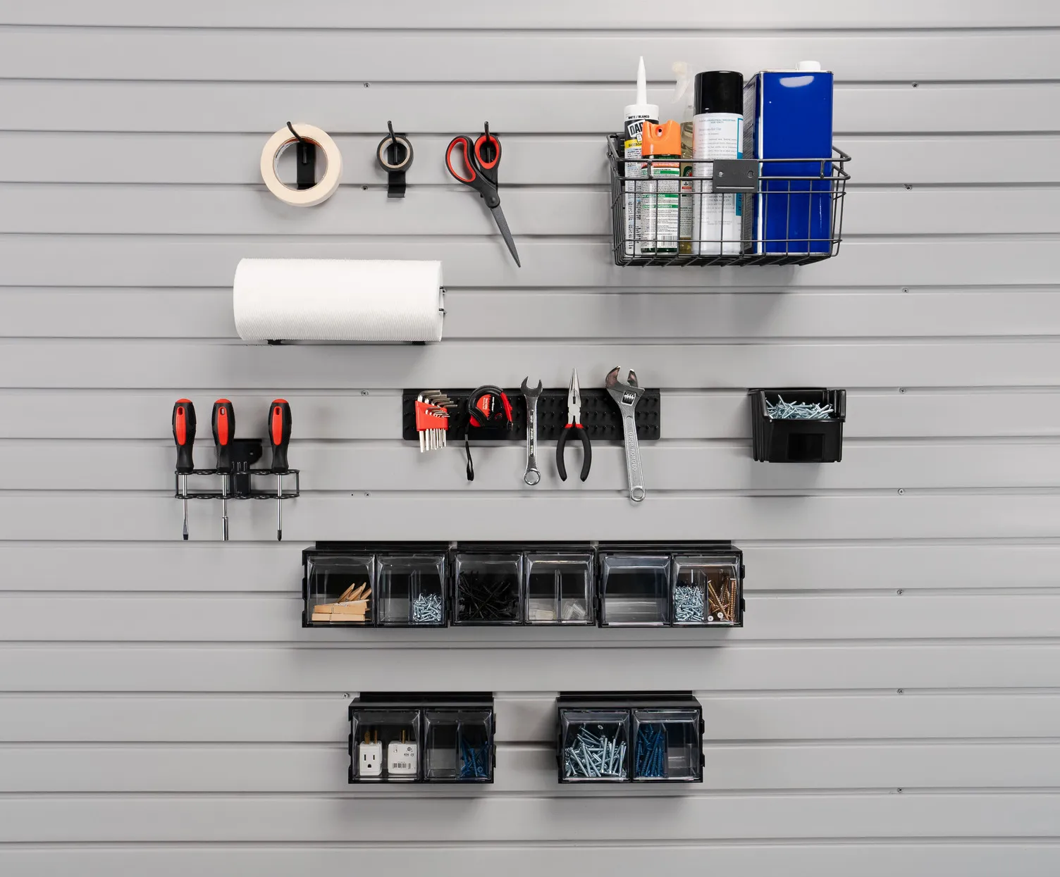 closets by design slatwall accessories