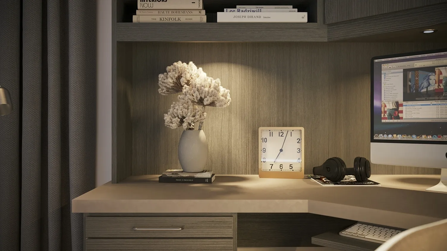 closets by desogn office countertop