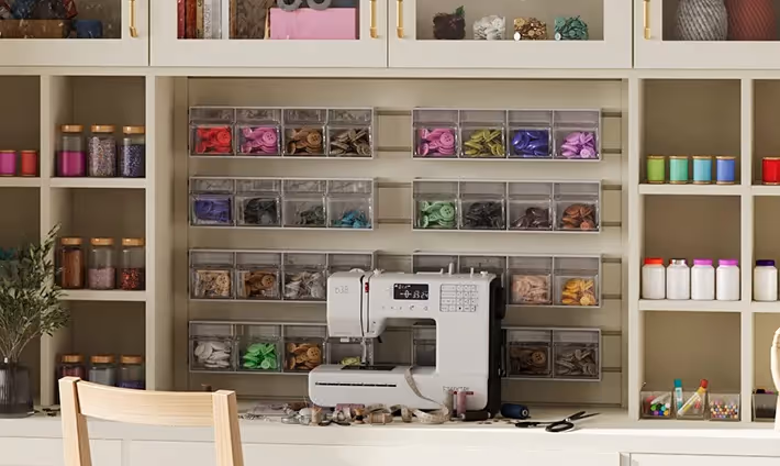 closets by design hobby room slatwall accessories