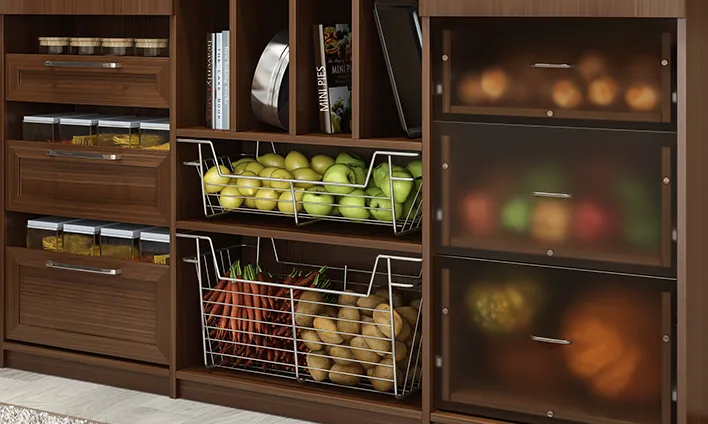 closets by design pantry baskets