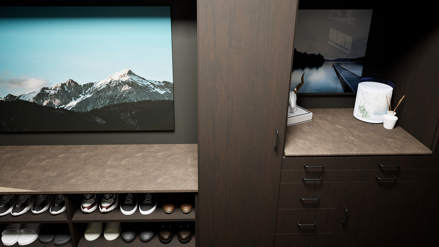 A huge collection or finishes to fit any home.