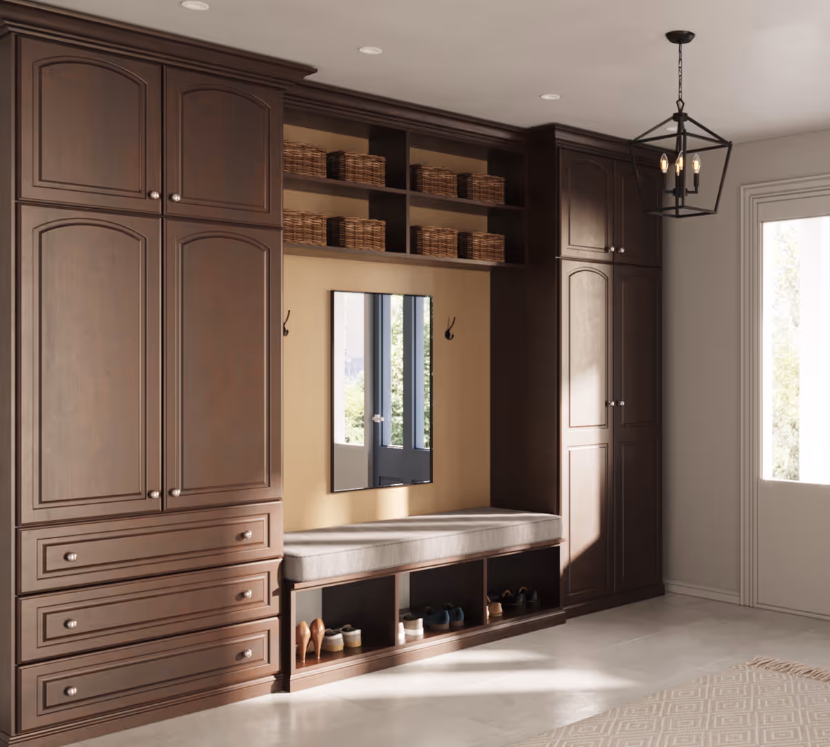 closets by design mudroom
