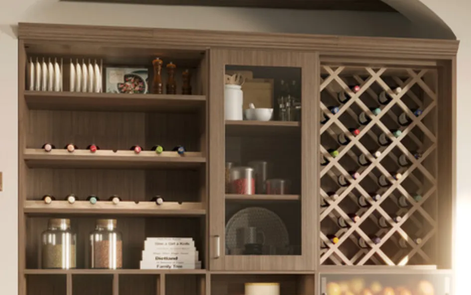 closet by design pantry features