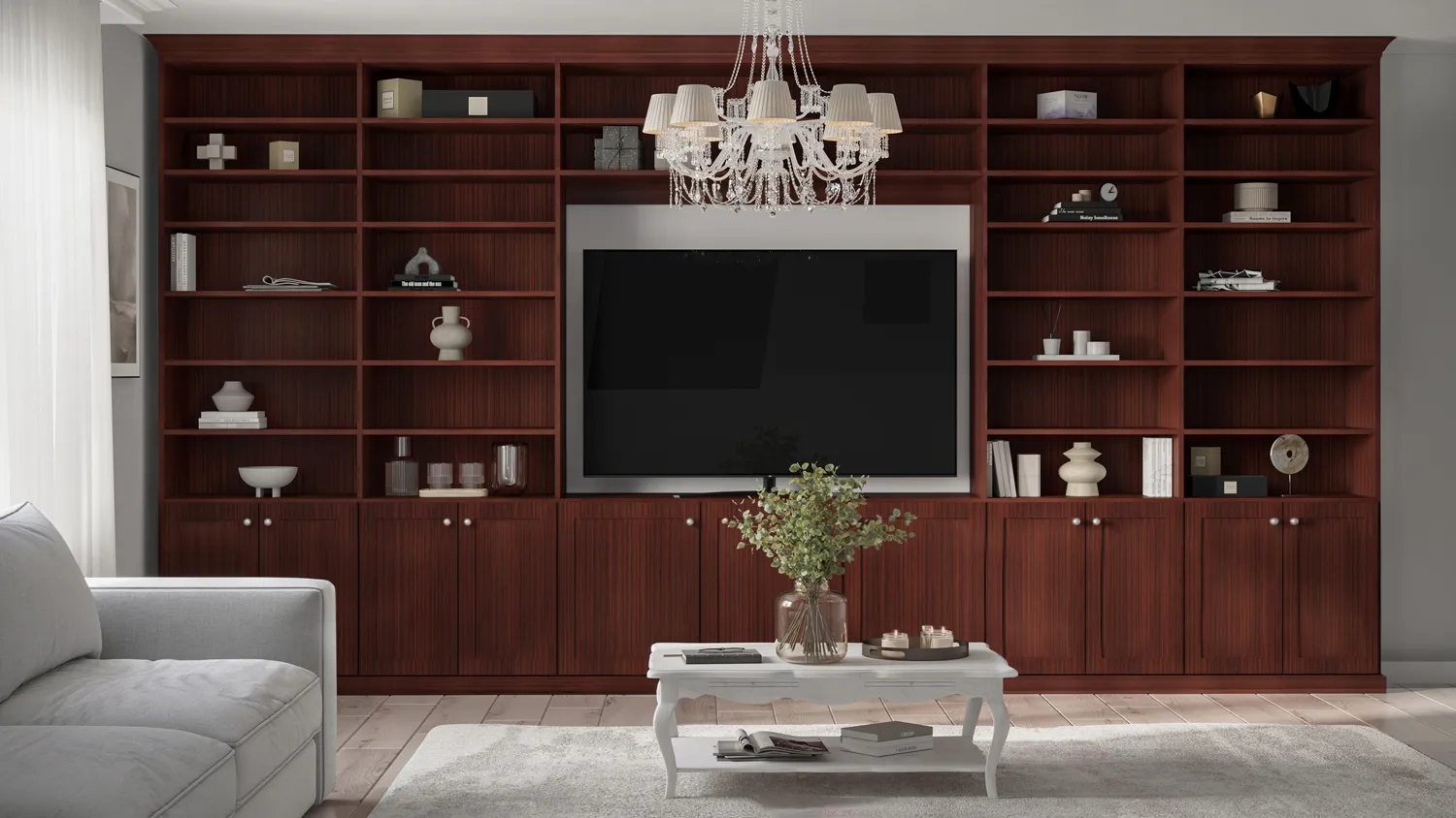 Closets by Design Transitional Entertainment Center