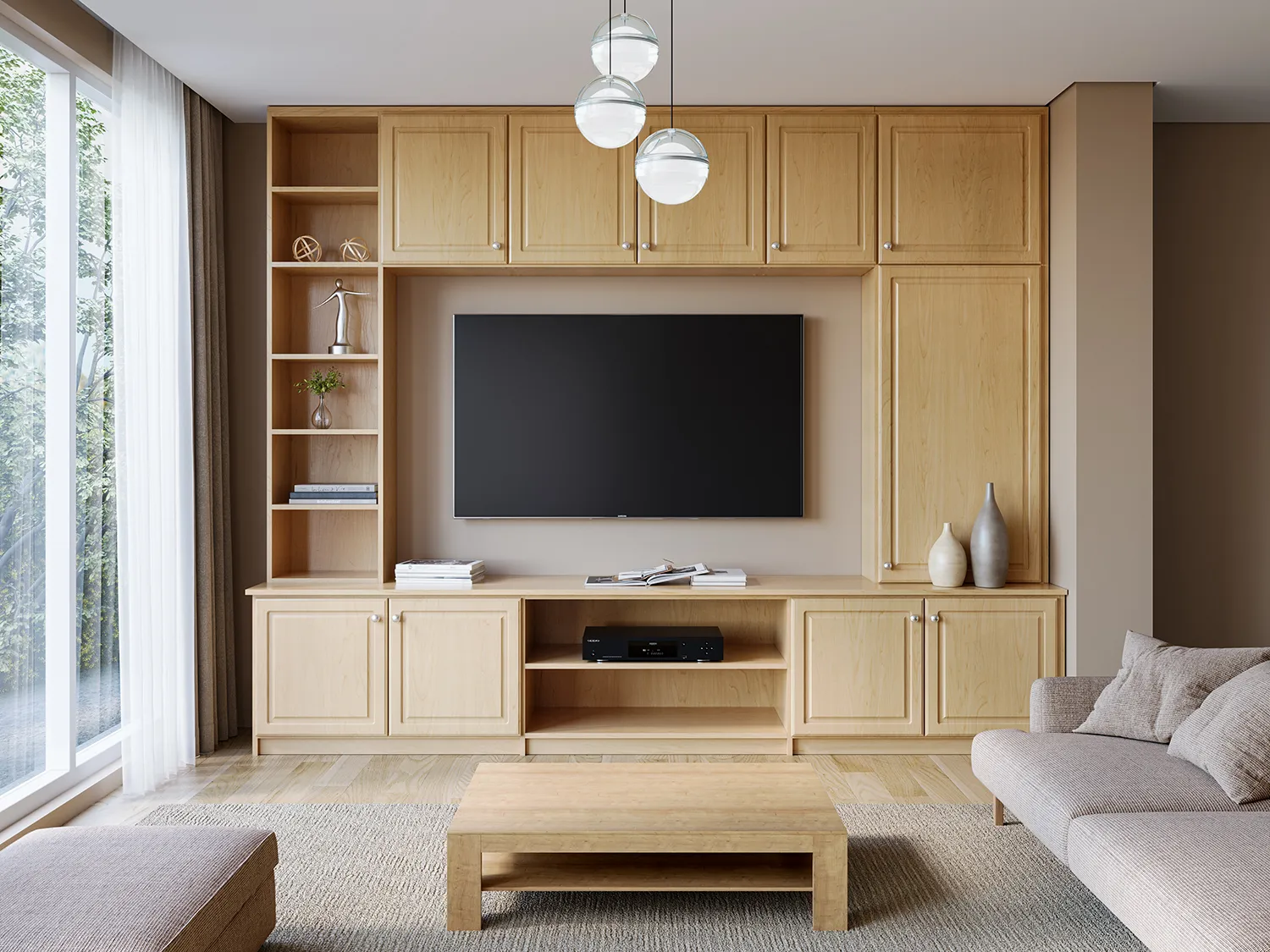 Closets by Design Traditional Entertainment Center