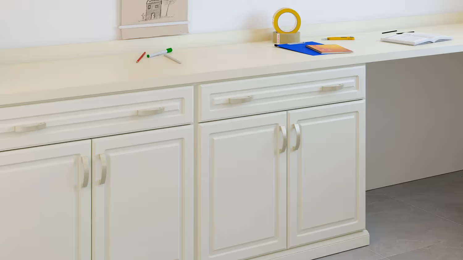 Smooth surfaces that resist glue, paint, and more.