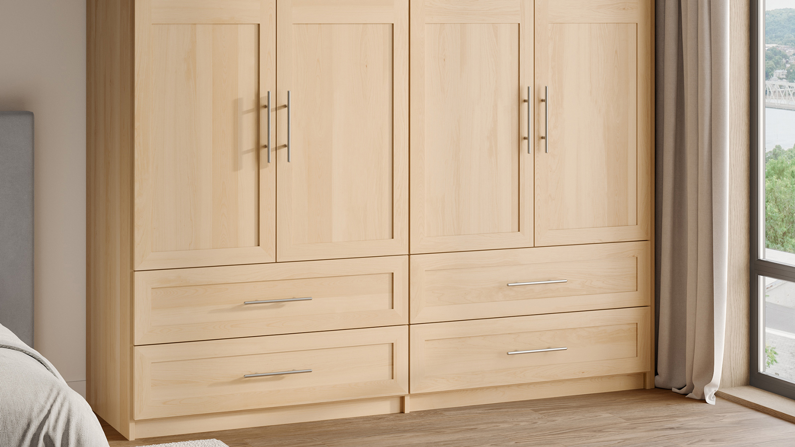 Custom-designed layouts maximize organization and storage.
