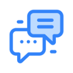 Ikona wymiany wiadomości sugerująca możliwość skontaktowania się