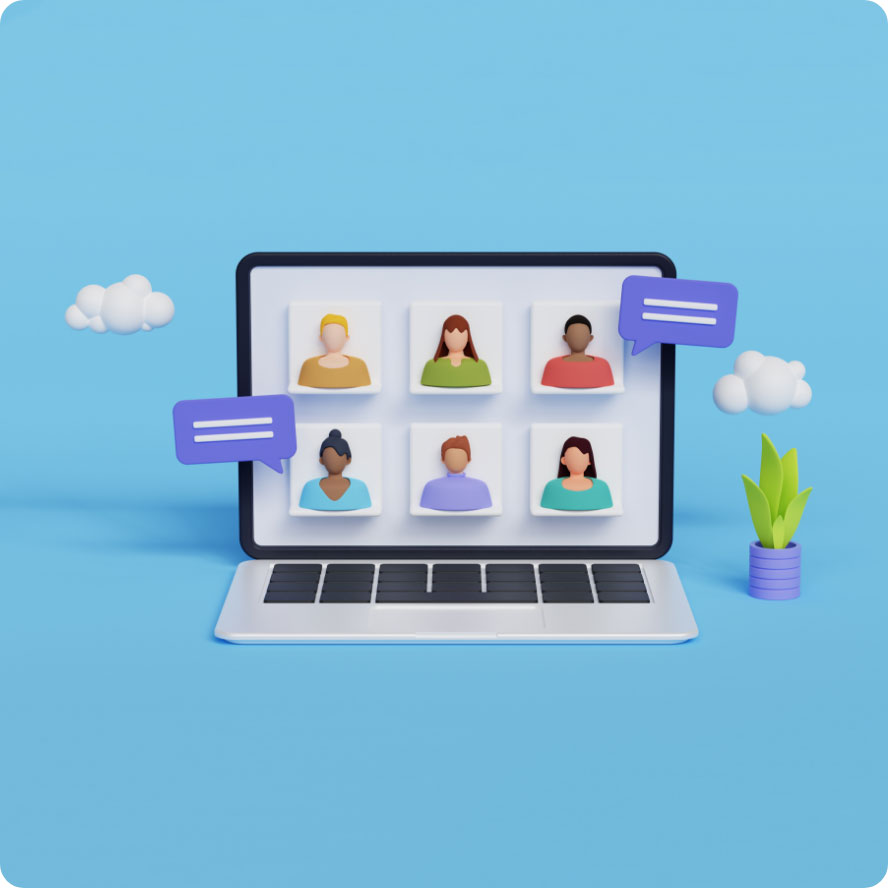 Grupa ludzi trzymająca telefony w górze, uśmiechając się i celebrując wspólny moment