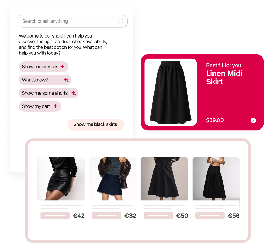 KX AI Search & Discovery Agent in action
