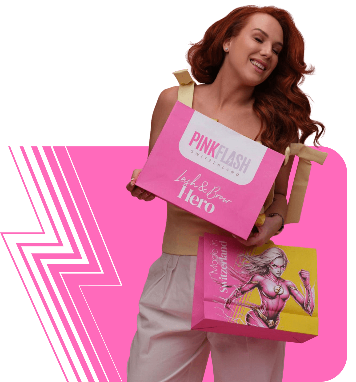 women with pinkflash products
