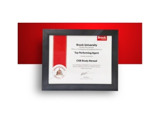 CSB Awarded by brock university as a top performing agent.