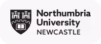 Northumbria University Newcastle logo with traditional crest emblem