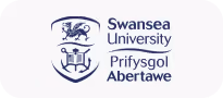 Swansea University logo showing the shield coat of arms with Welsh name Prifysgol Abertawe