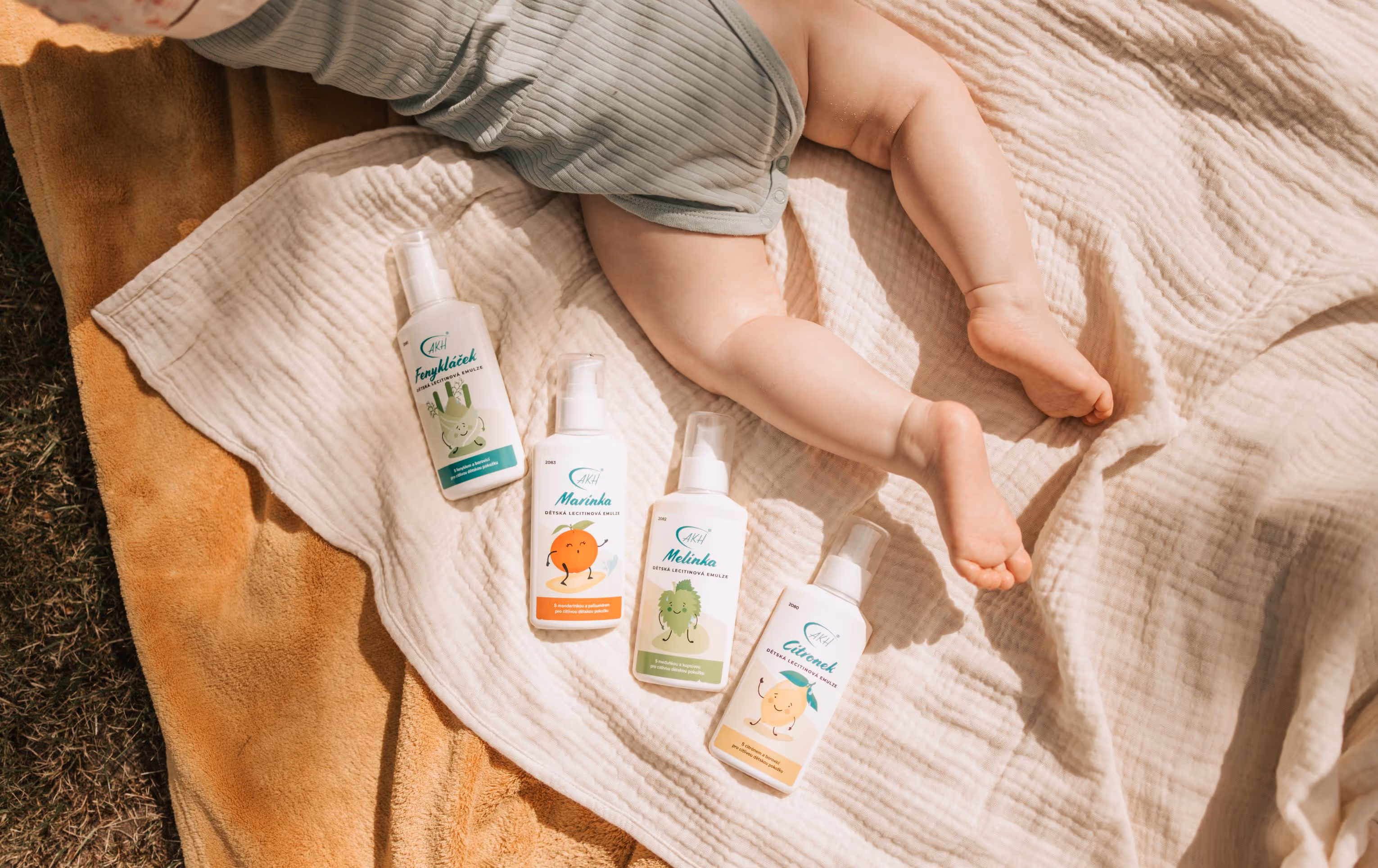 Benefity lecitinové olejové kosmetiky pro dětskou pokožku 