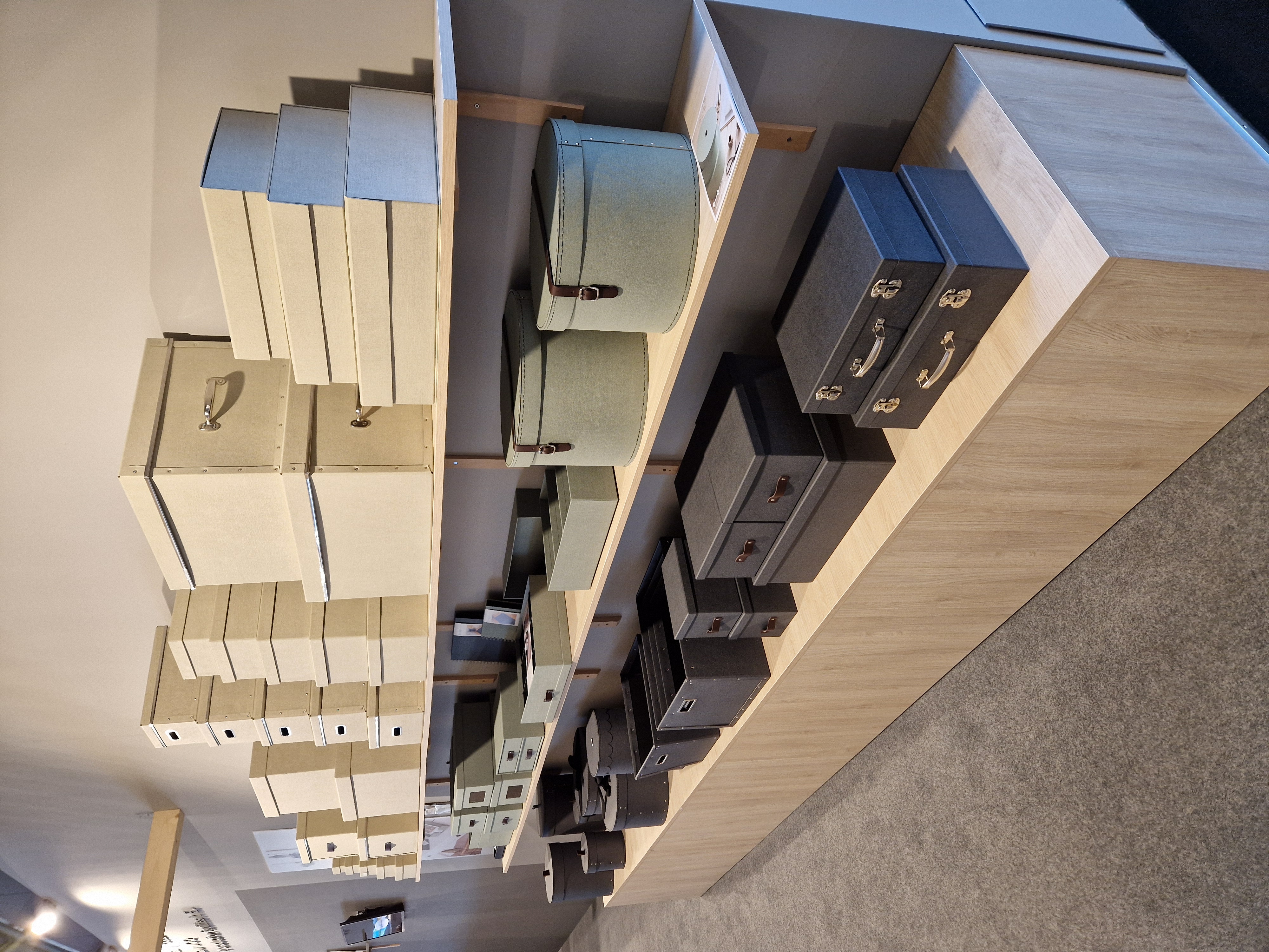 Bigso exhibition booth at Ambiente trade fair 2026, showcasing sustainable desk organizers, storage boxes, and office accessories in modern Scandinavian design.