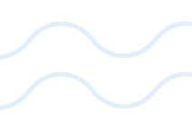 Three light blue wavy horizontal lines on a transparent background.