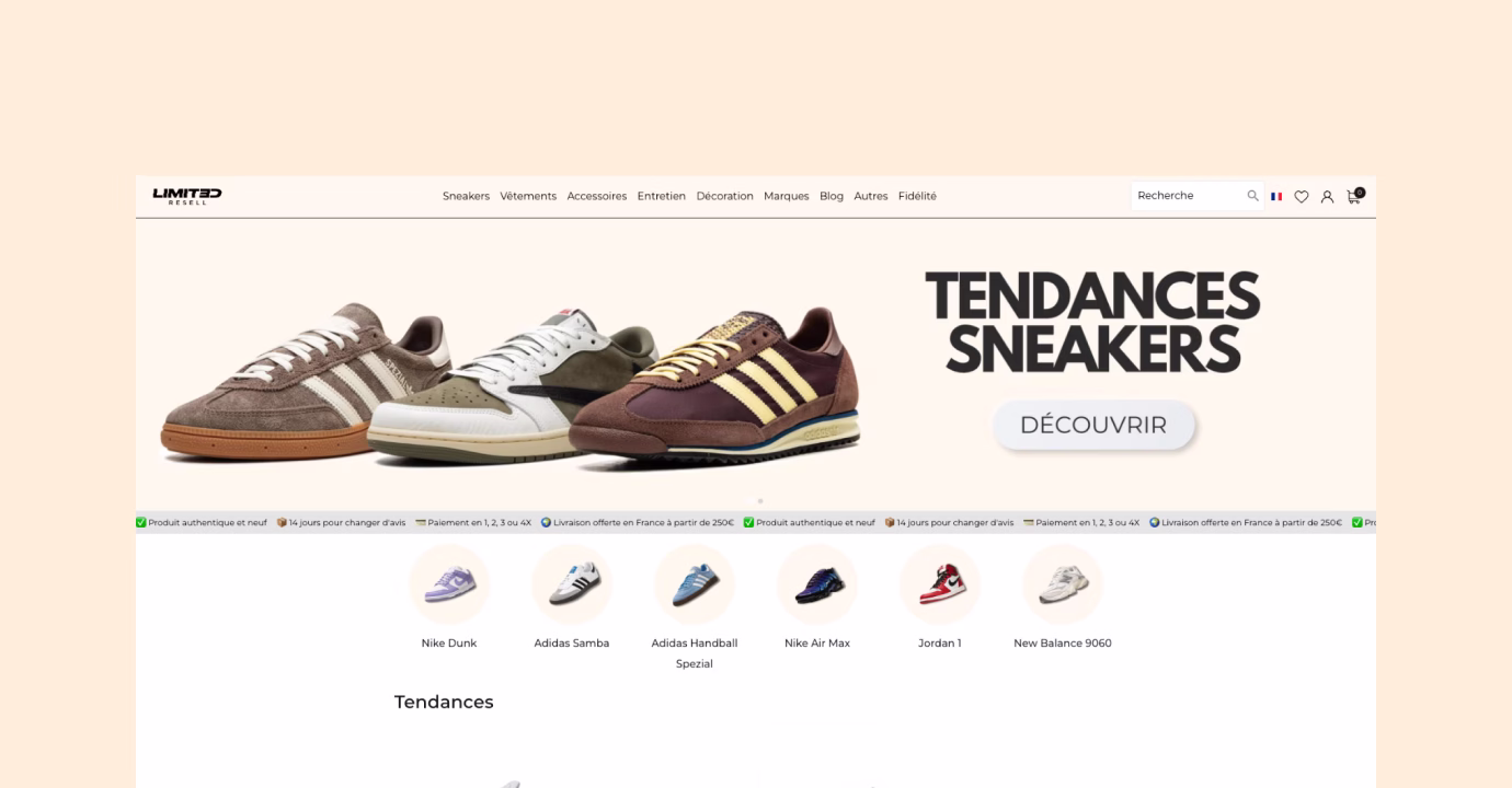 screen limited resell