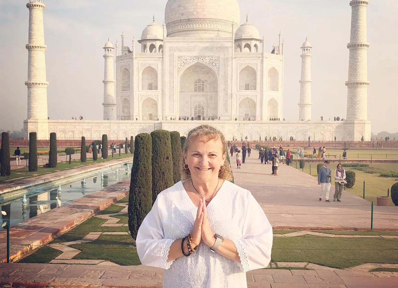Christine Griggs meditating