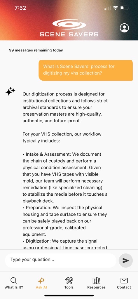 Scene Savers App screenshot 3