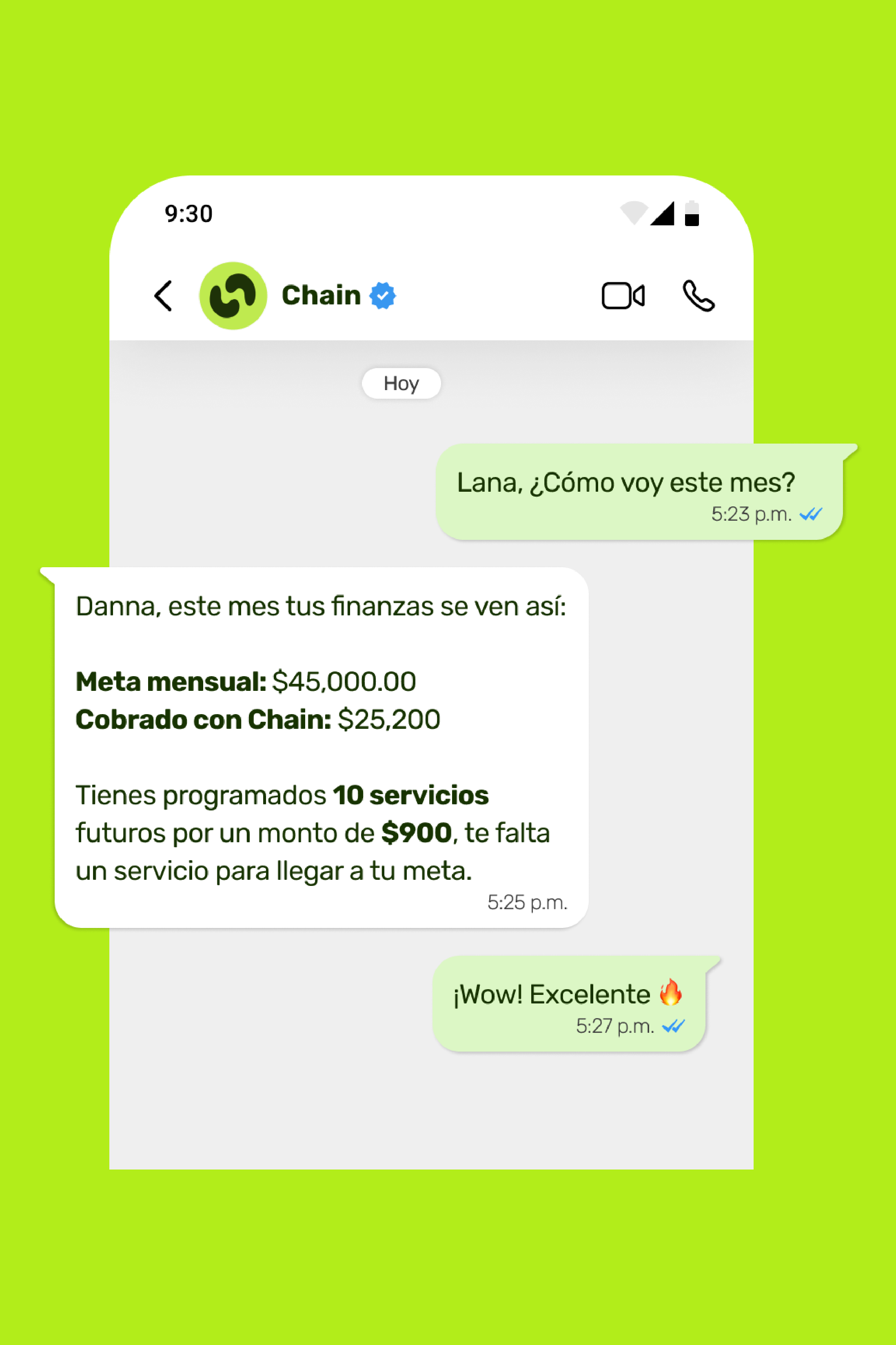 Finanzas con AI con Lana by Chain