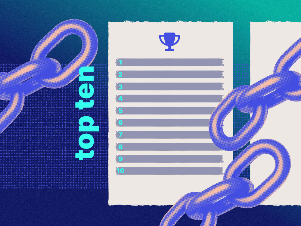 An image showing a top ten review list that features an affiliate partner link